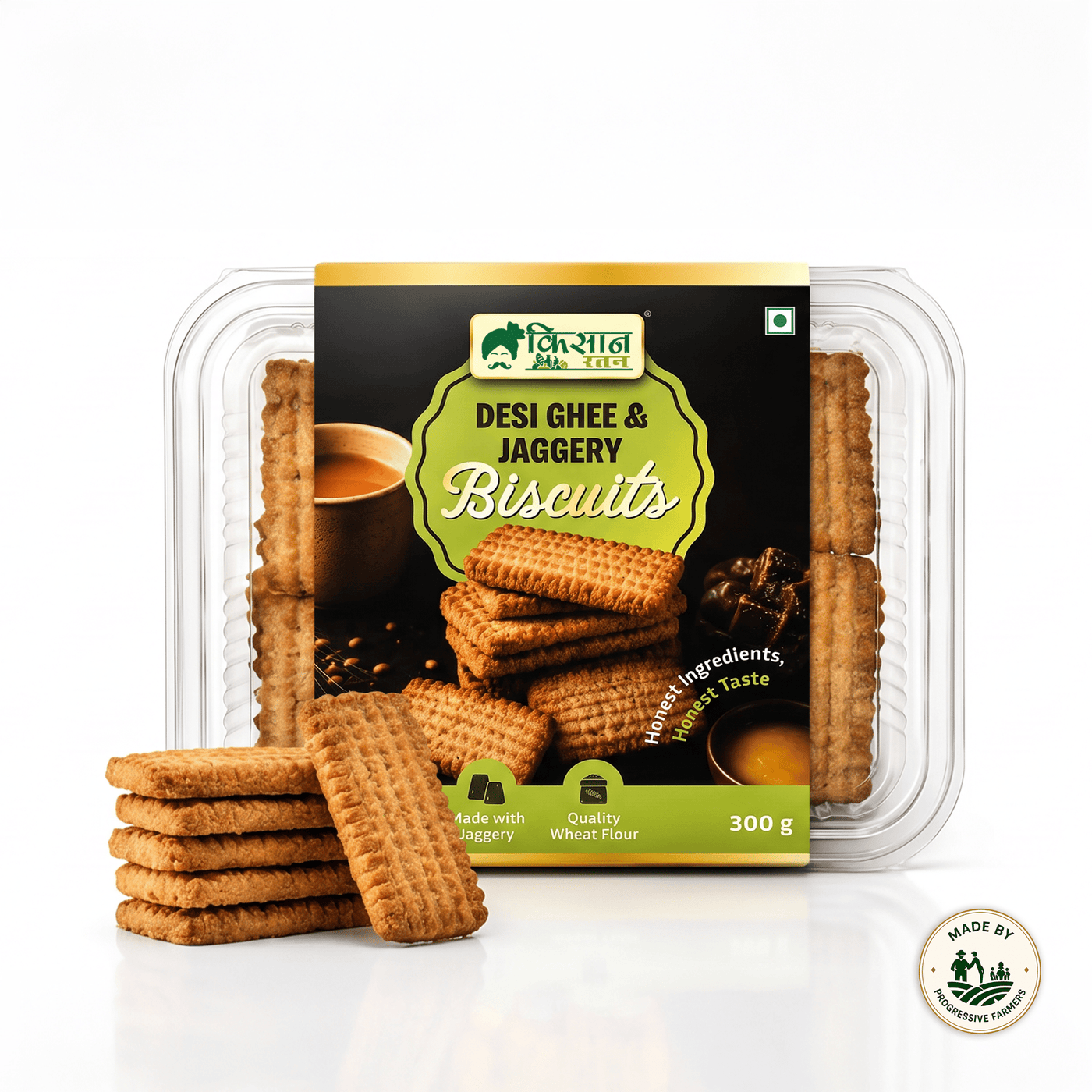 Desi Ghee & Jaggery Biscuits | Healthy Traditional Biscuits Online - kissanratan