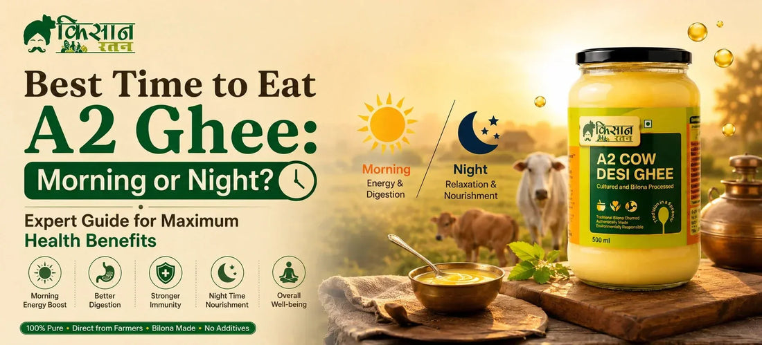 Best Time to Eat A2 Ghee: Morning or Night? Expert Guide for Maximum Health Benefits - kissanratan