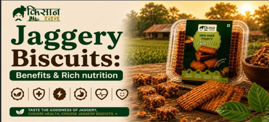 Jaggery Biscuits: Health Benefits, Nutrition & How to Choose the Best Healthy Biscuits in India - kissanratan