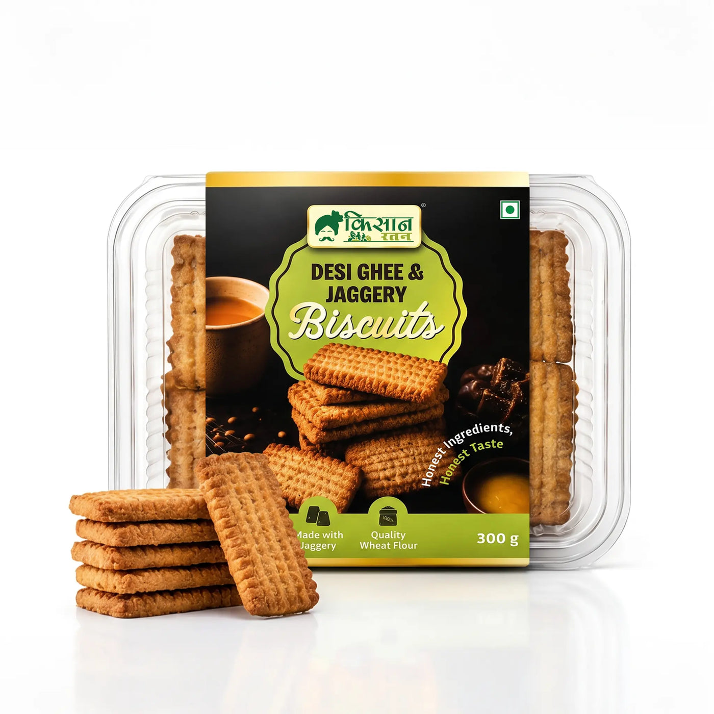 Desi Ghee & Jaggery Biscuits | Healthy Traditional Biscuits Online - kissanratan