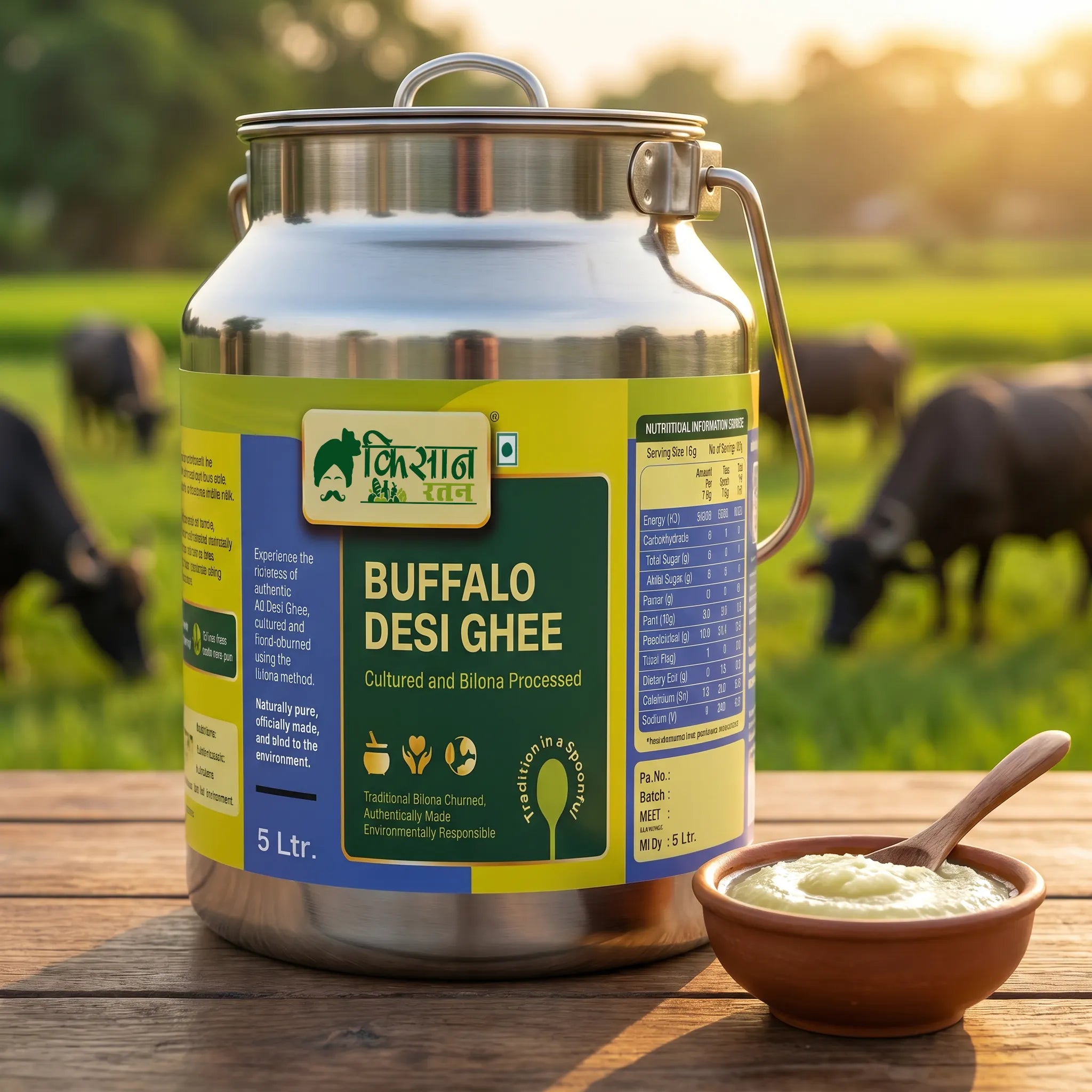 Buffalo Desi Ghee | Pure Traditional Ghee Online - kissanratan