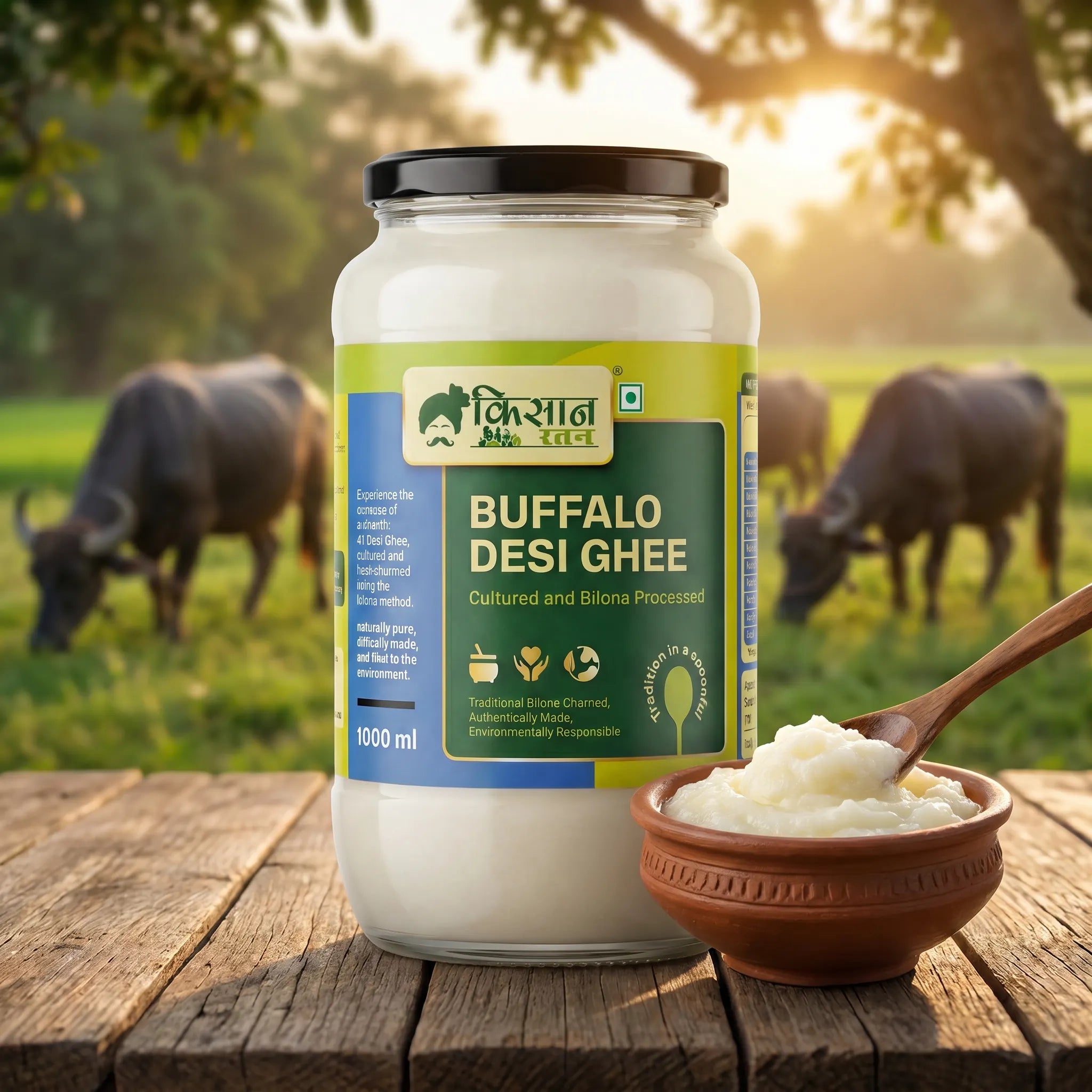 Buffalo Desi Ghee | Pure Traditional Ghee Online - kissanratan