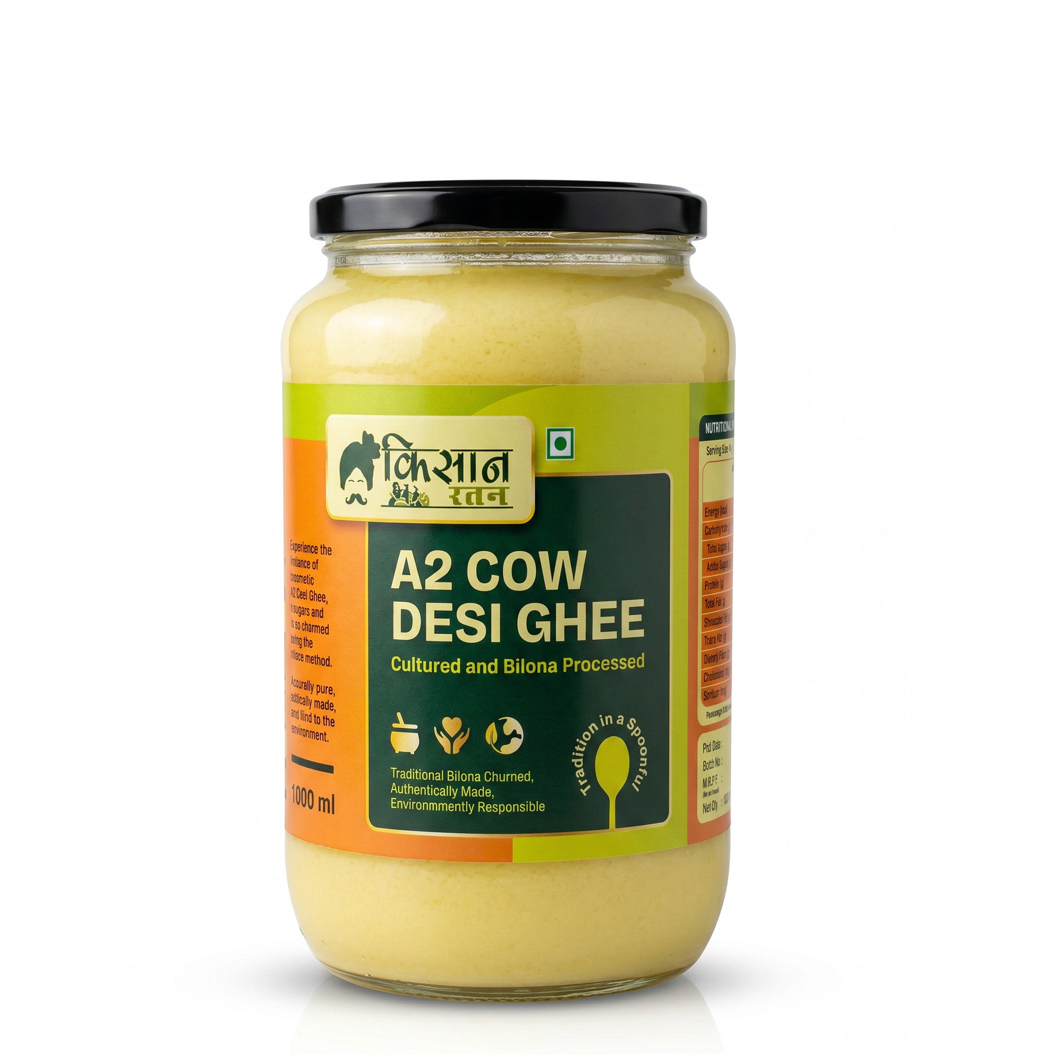A2 Cow Desi Ghee by Kissanratan – Pure Bilona Traditional Cow Ghee - kissanratan