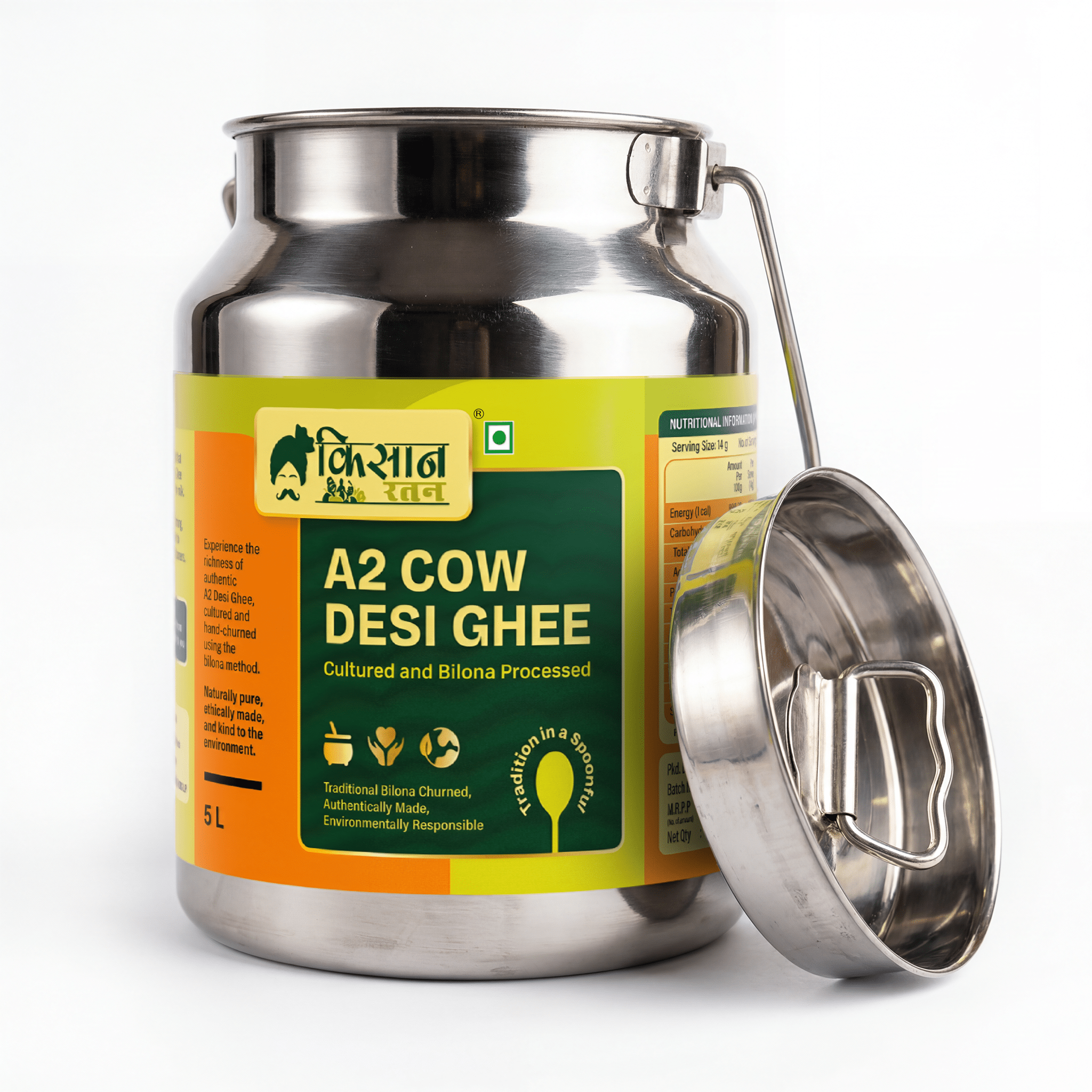 A2 Bilona Cow Ghee | Pure Traditional A2 Ghee Online - kissanratan