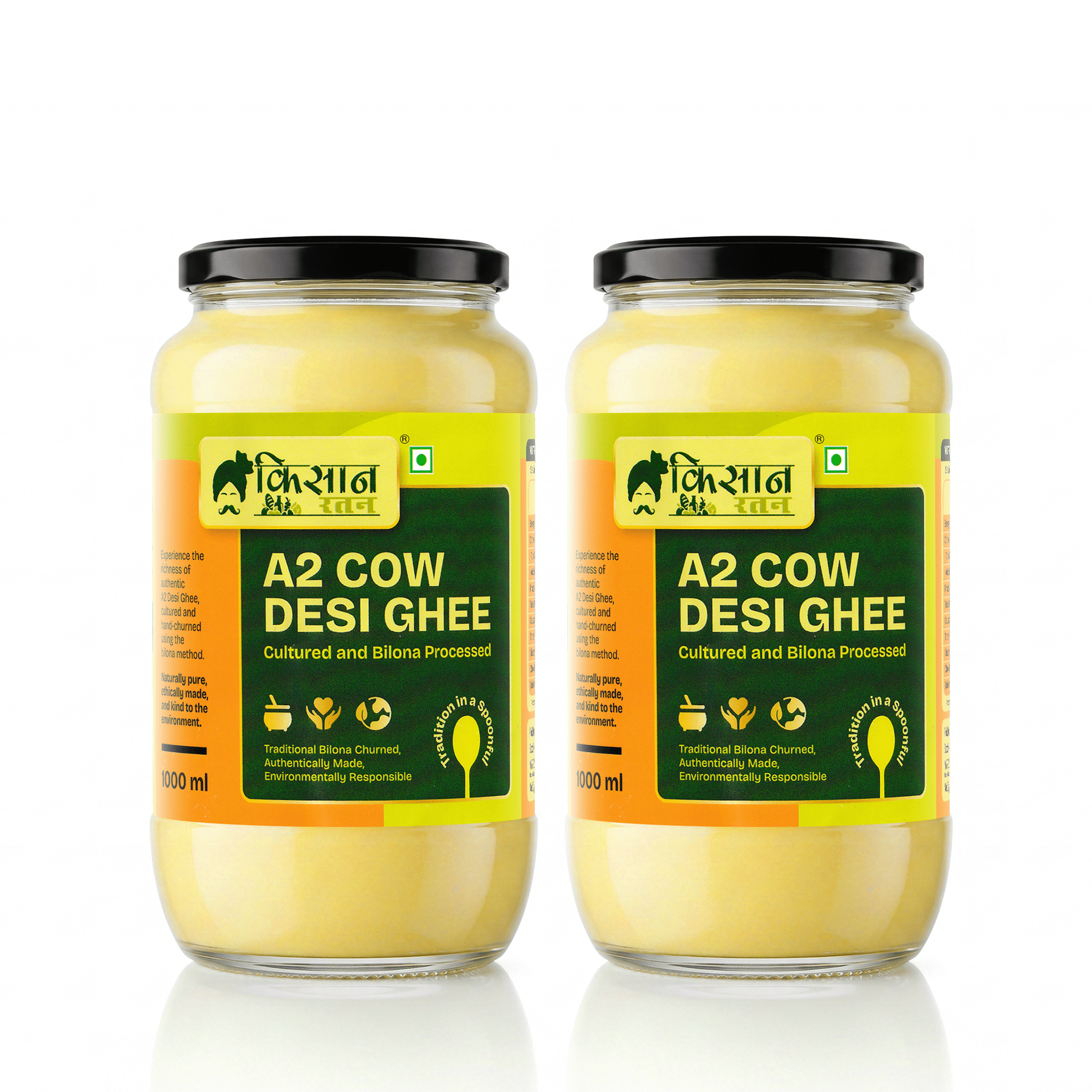 A2 Bilona Cow Ghee | Pure Traditional A2 Ghee Online - kissanratan
