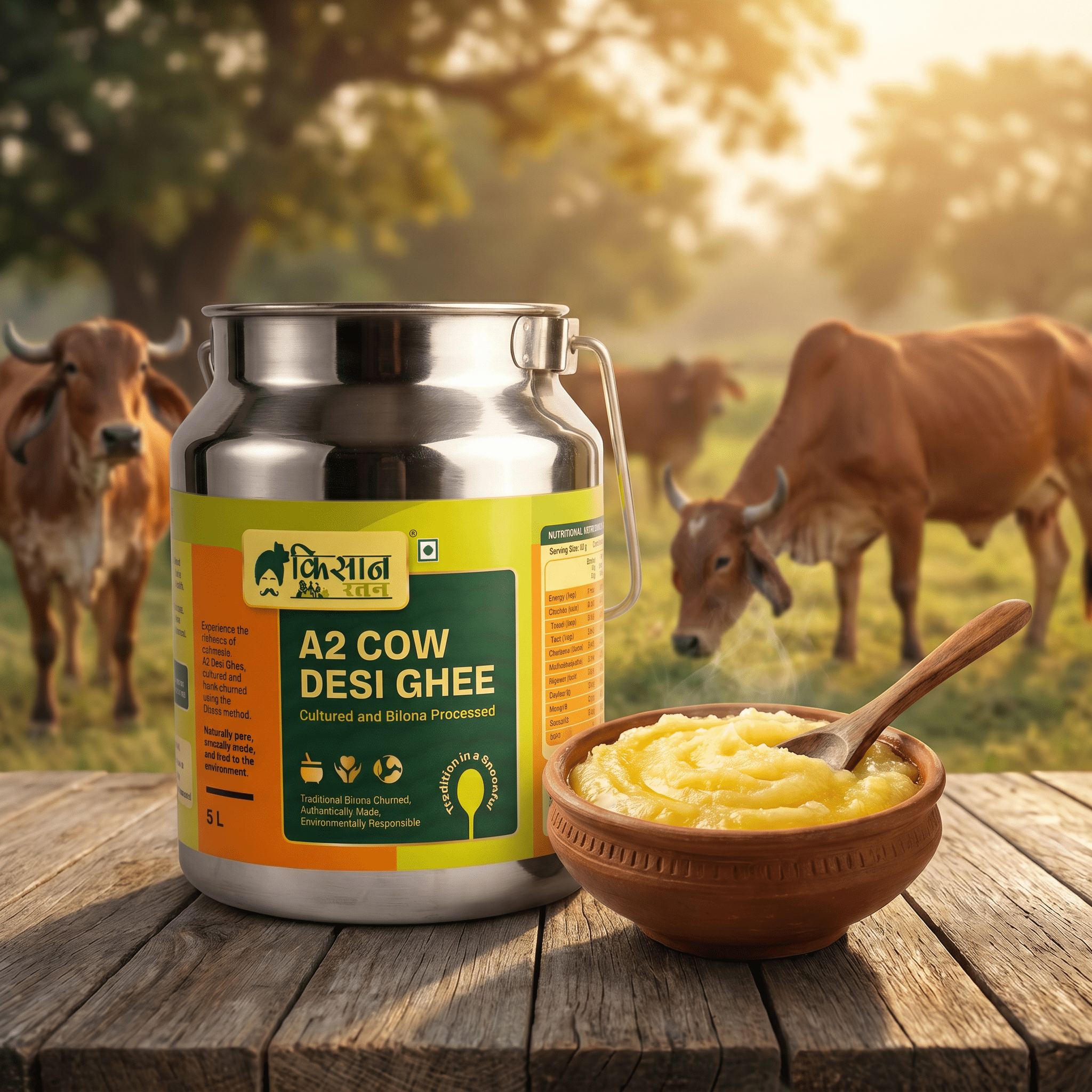A2 Bilona Cow Ghee | Pure Traditional A2 Ghee Online - kissanratan